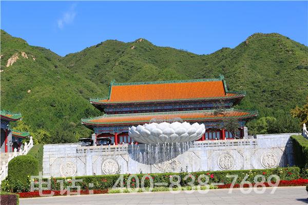 天寿陵园莲花喷泉